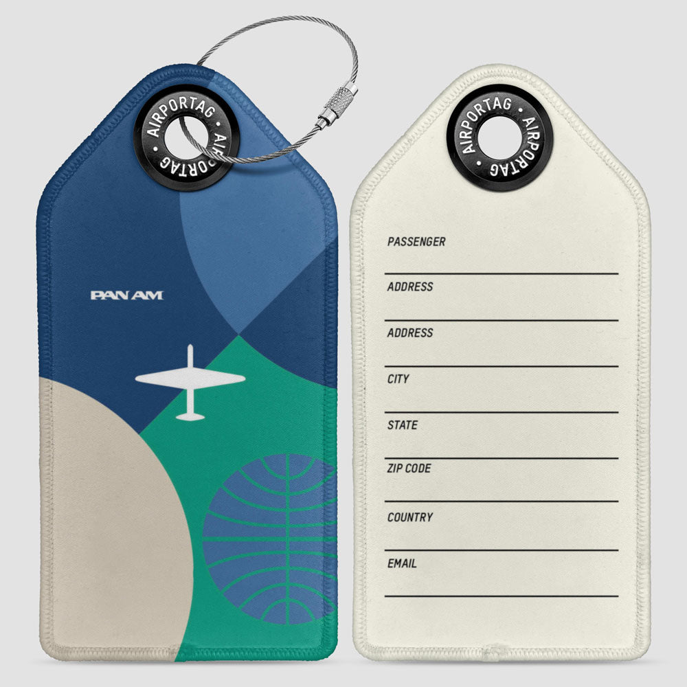 Pan Am - Bauhaus Blue - Luggage Tag