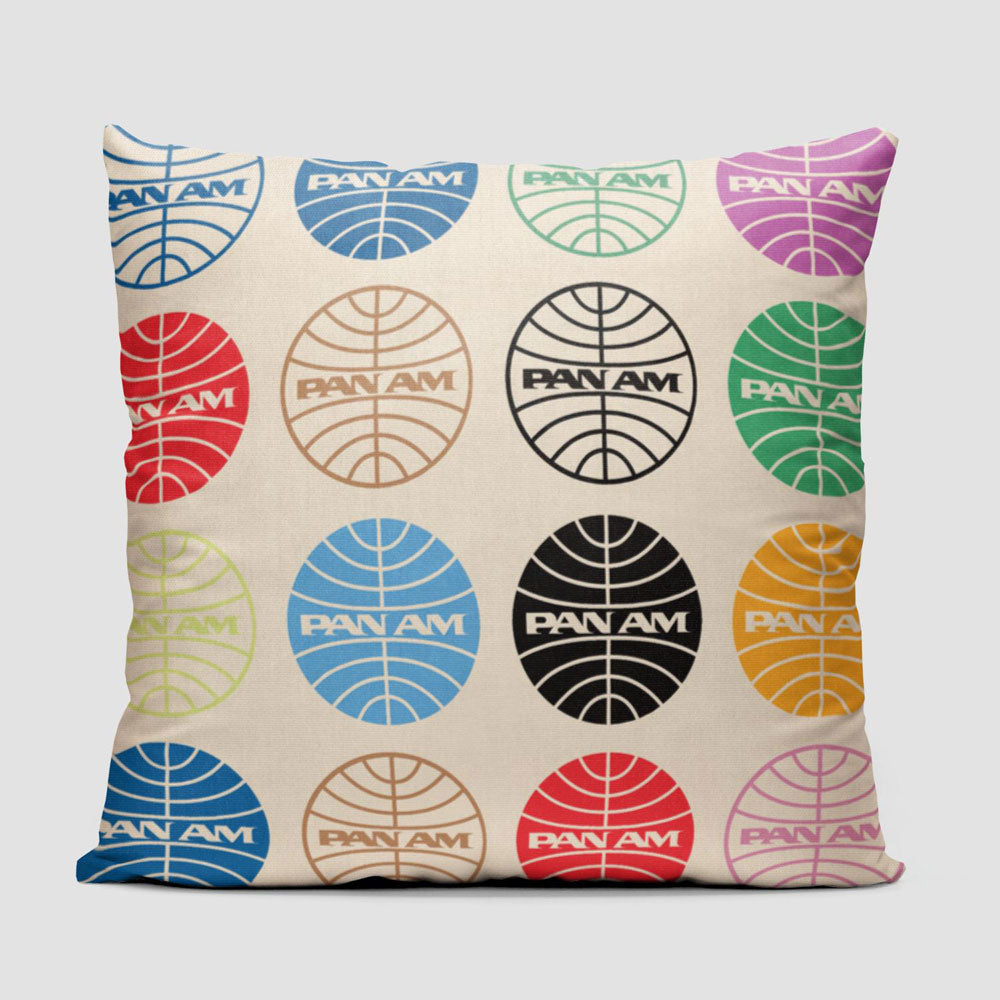 Pan Am Globes - Throw Pillow