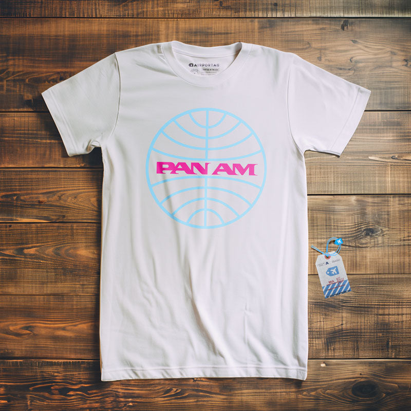 Pan Am Logo Néon - T-shirt