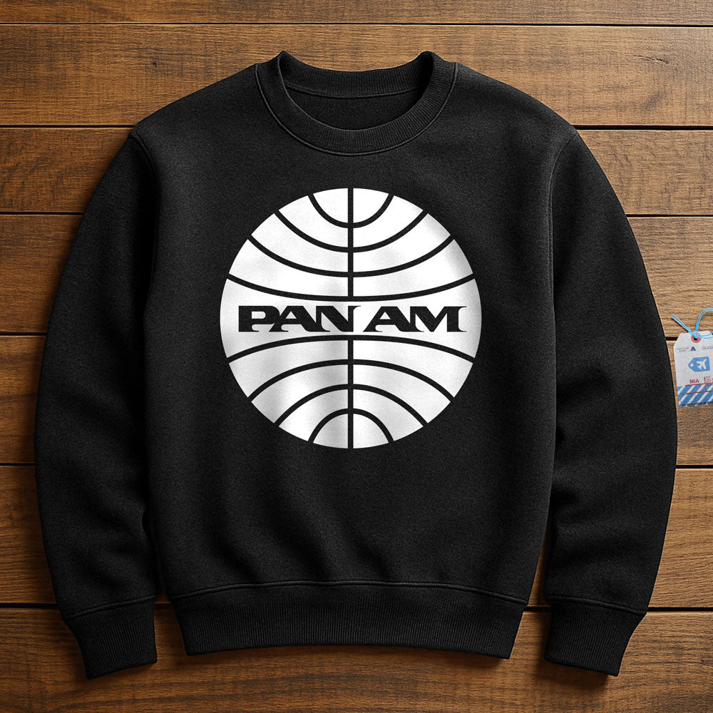 Pan Am Logo - Sweatshirt - Black