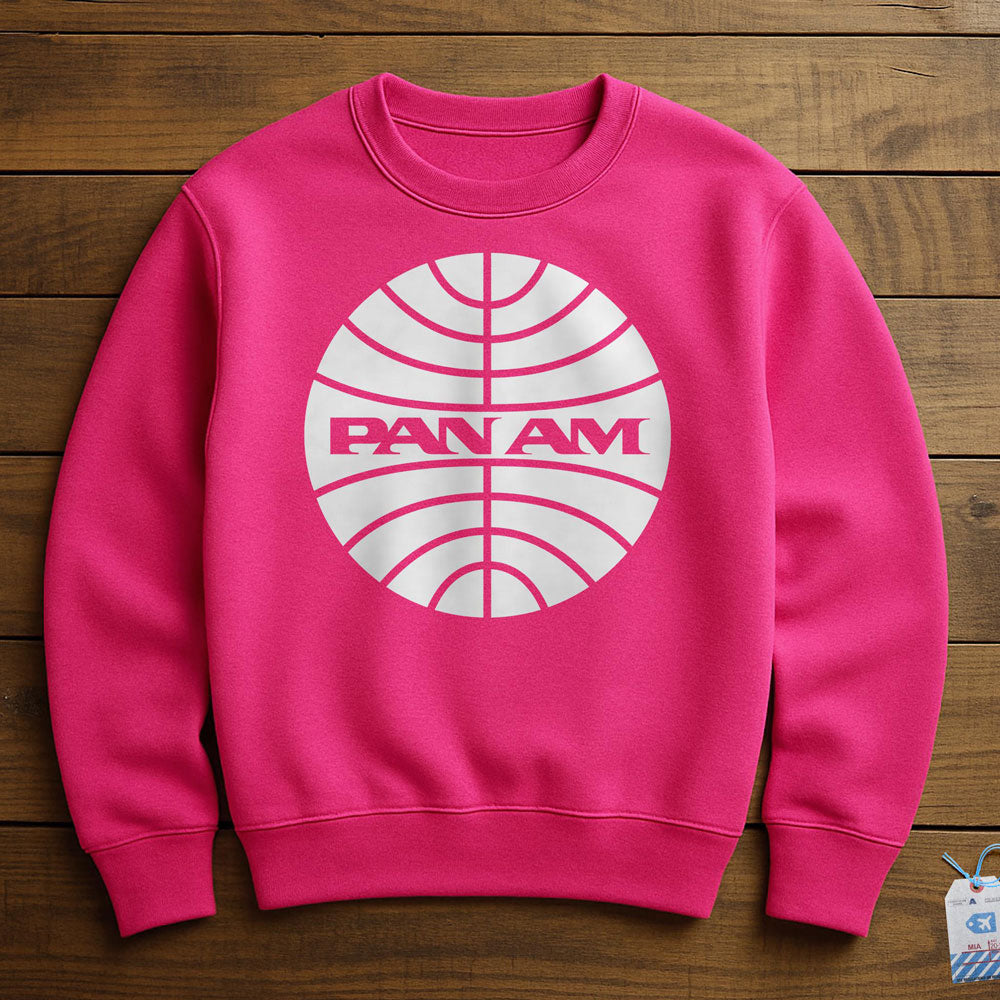 Pan Am Logo - Sweatshirt - Pink