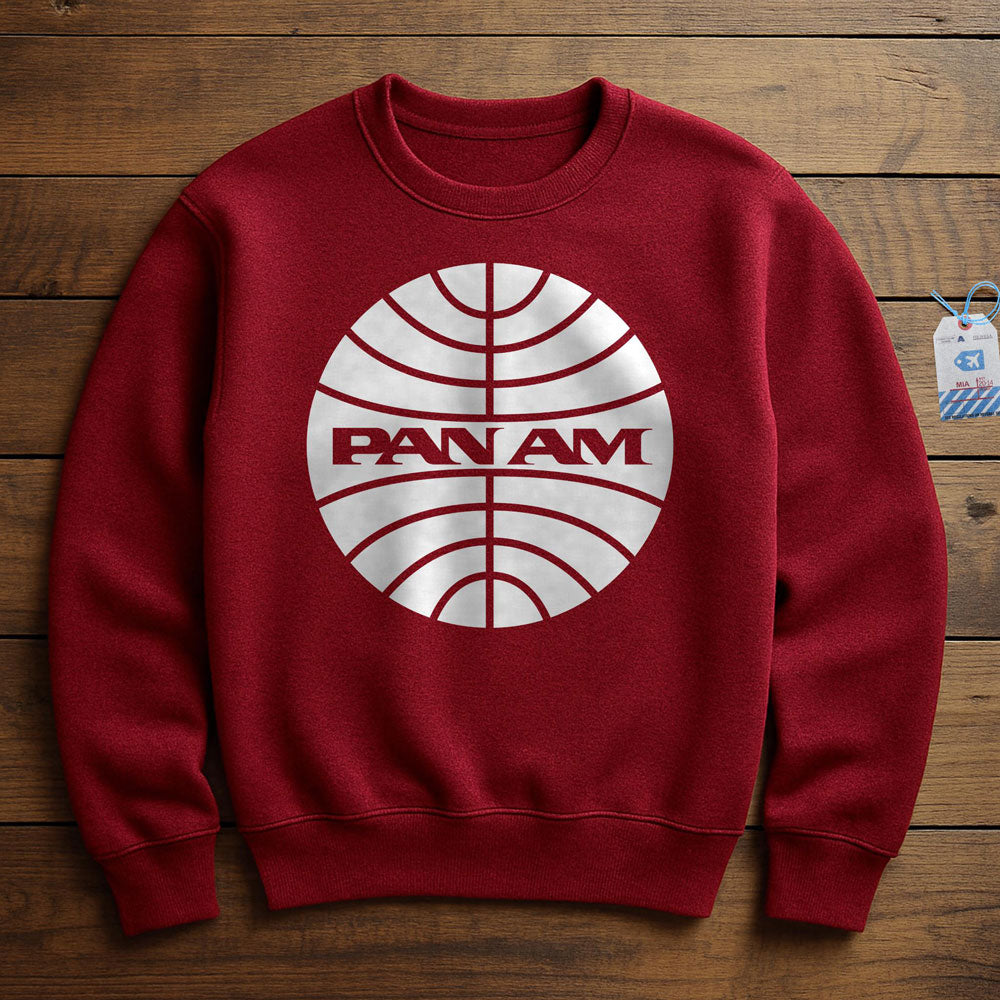 Pan Am Logo - Sweatshirt - Red