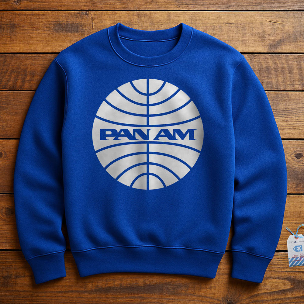 Pan Am Logo - Sweatshirt - True Royal