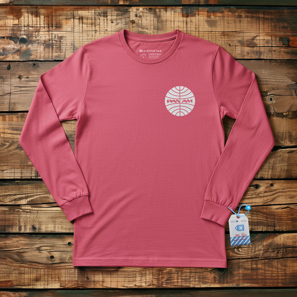 Pan Am Logo Pocket - Long Sleeve T-Shirt