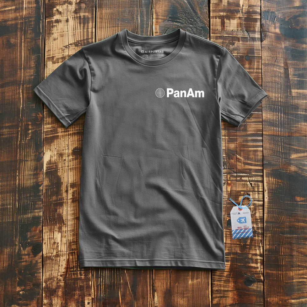Pan Am Long Logo - T-Shirt