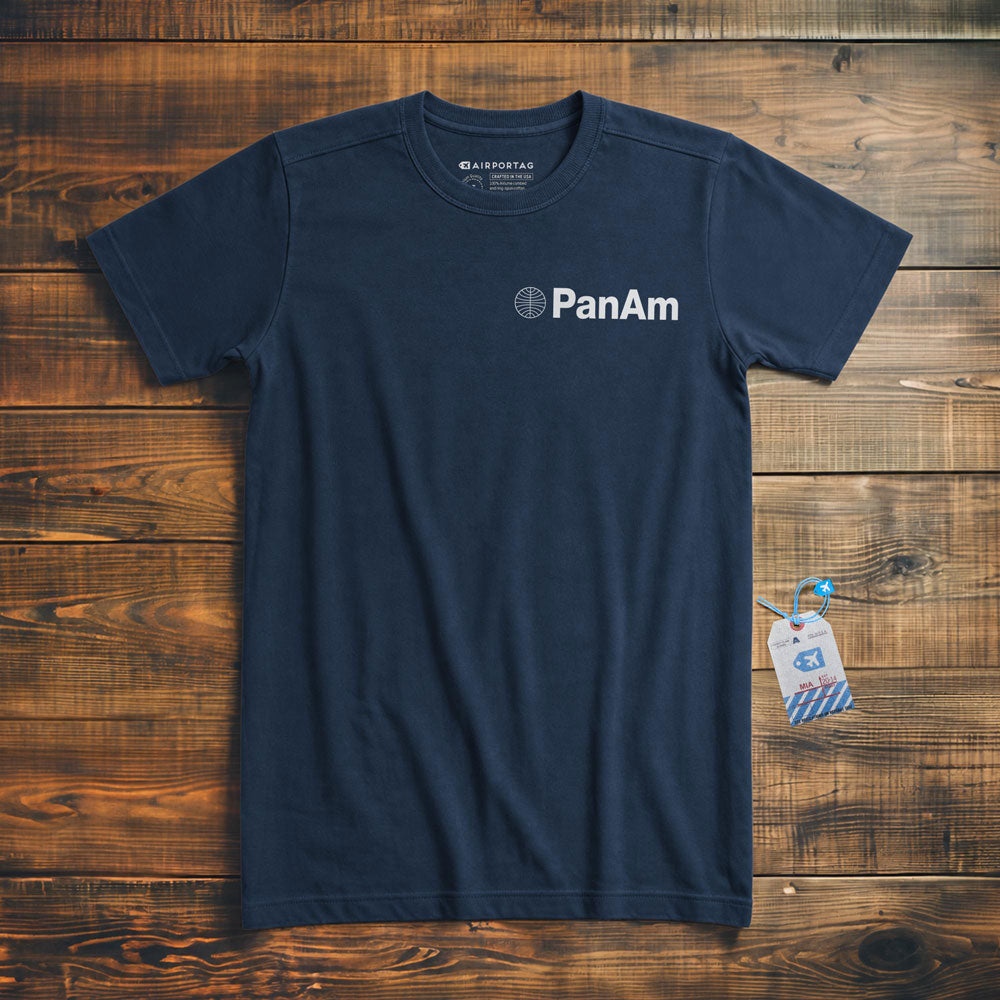 Pan Am Long Logo - T-Shirt