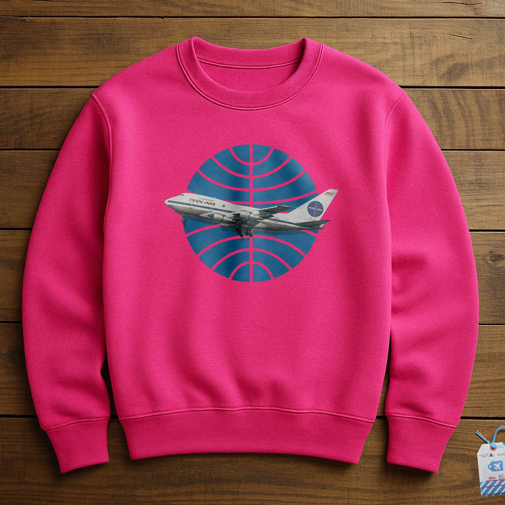 Pan Am Logo Airplane - Sweatshirt
