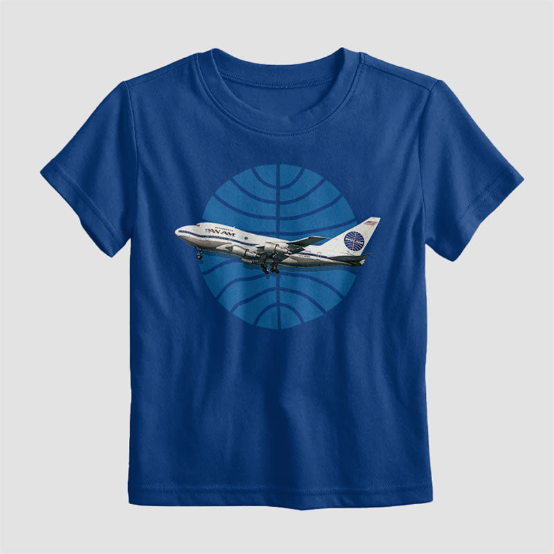 Pan Am Logo Airplane - Kids T-Shirt