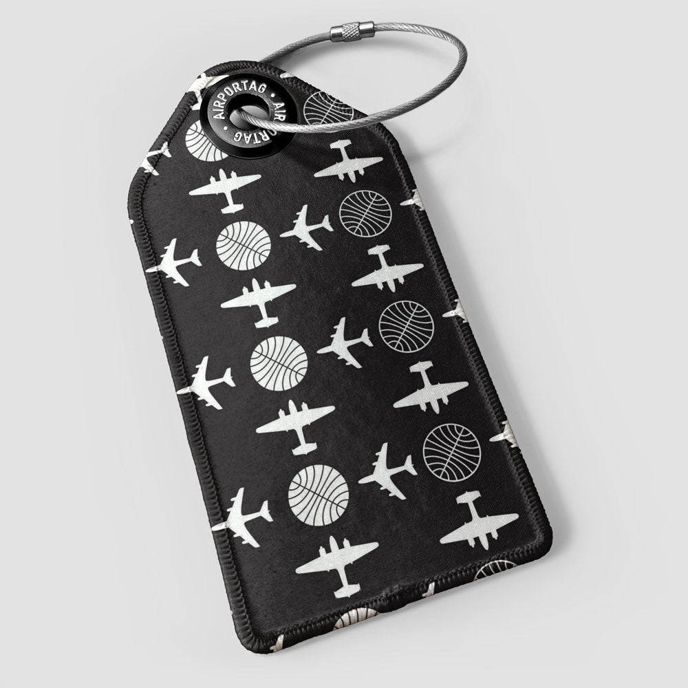 Modèle d'avion panaméricain - Étiquette de bagage
