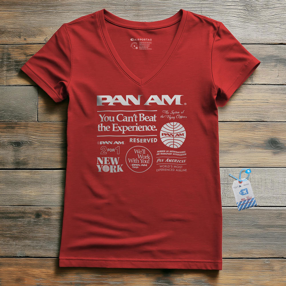 Pan Am Reserved - Women's V-Neck T-Shirt