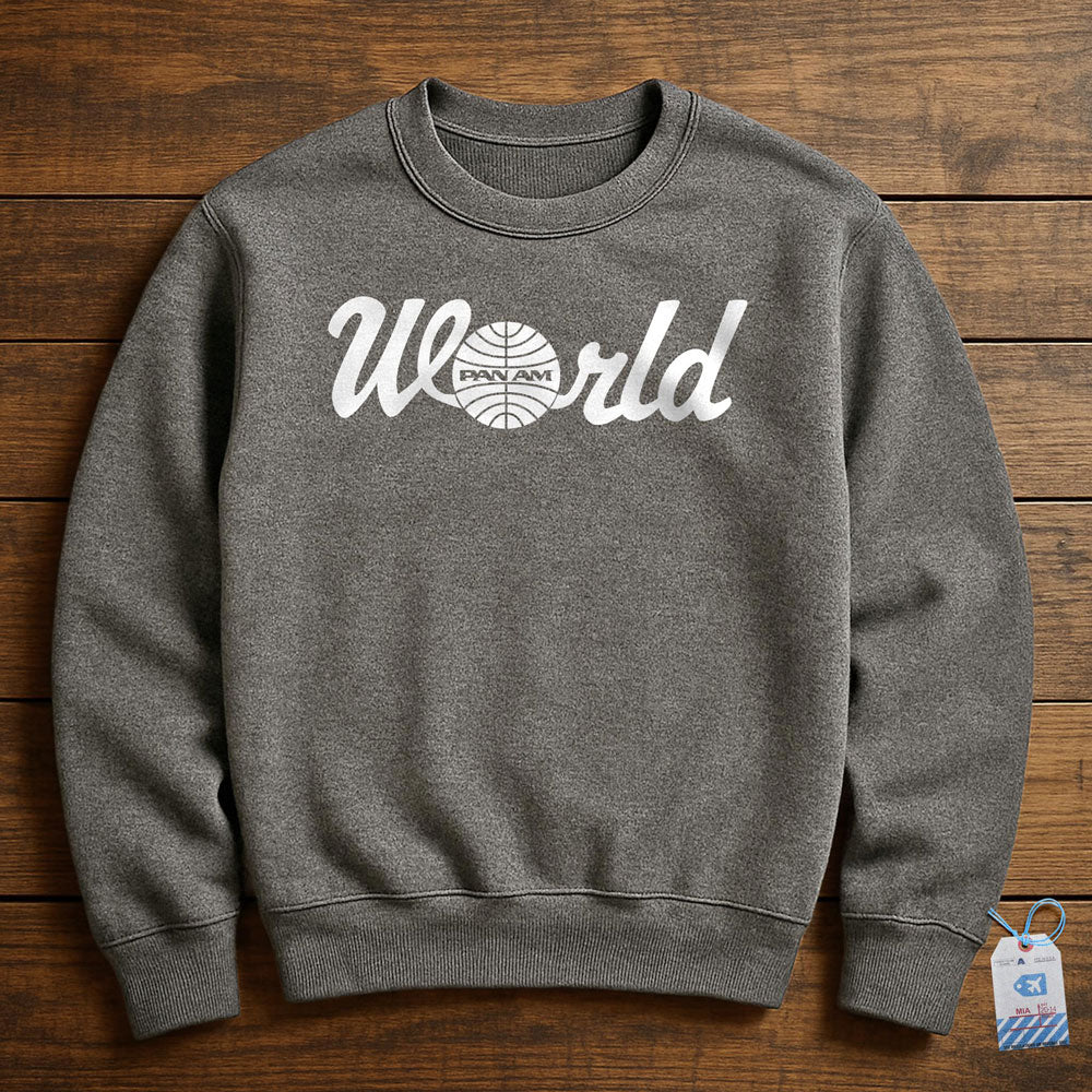 Pan Am World - Sweatshirt - Dark Grey Heather