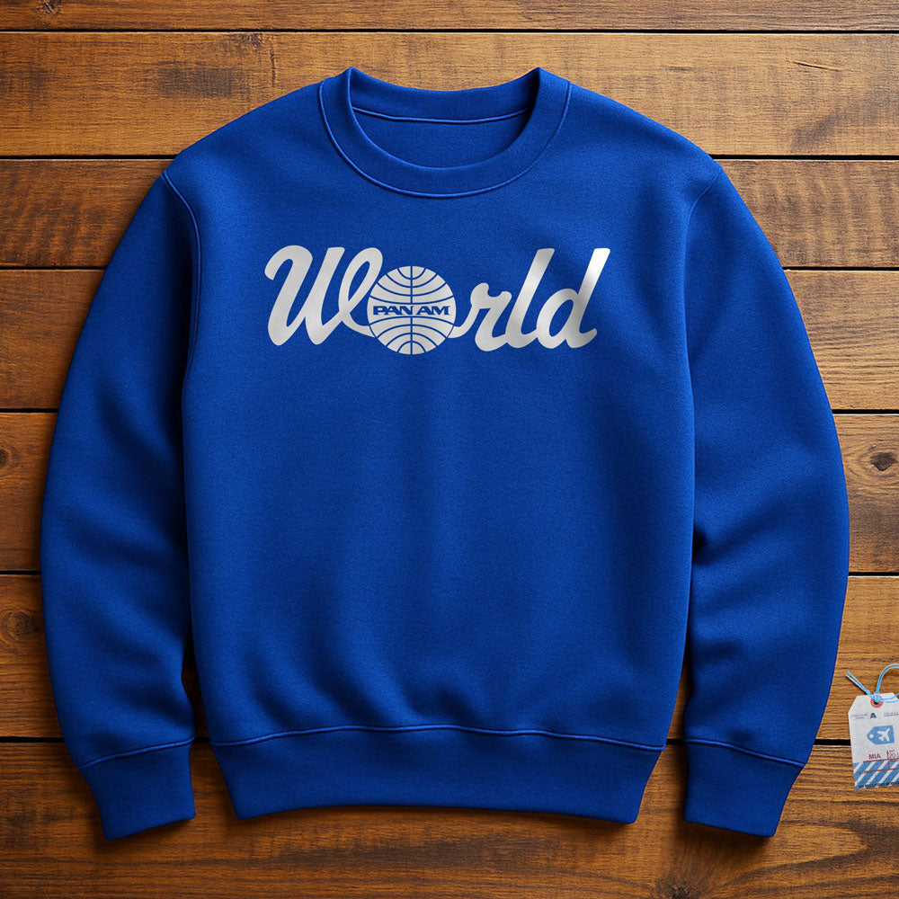 Pan Am World - Sweatshirt - True Royal