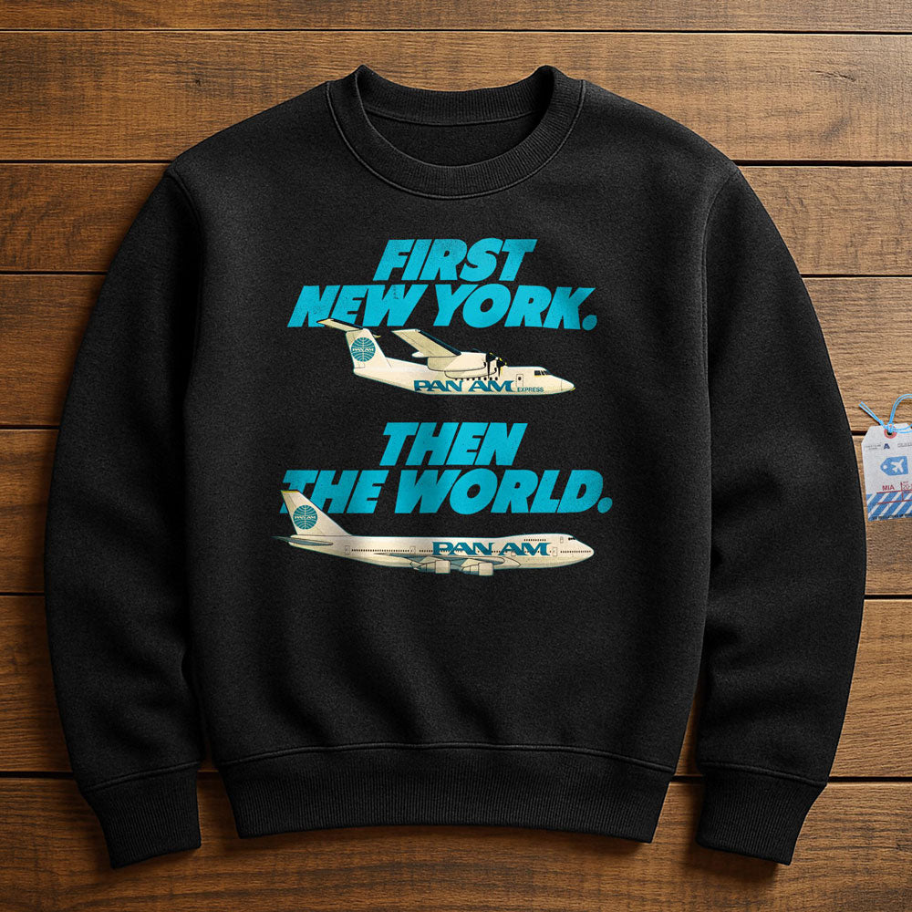Pan Am First NY - Sweatshirt - Black