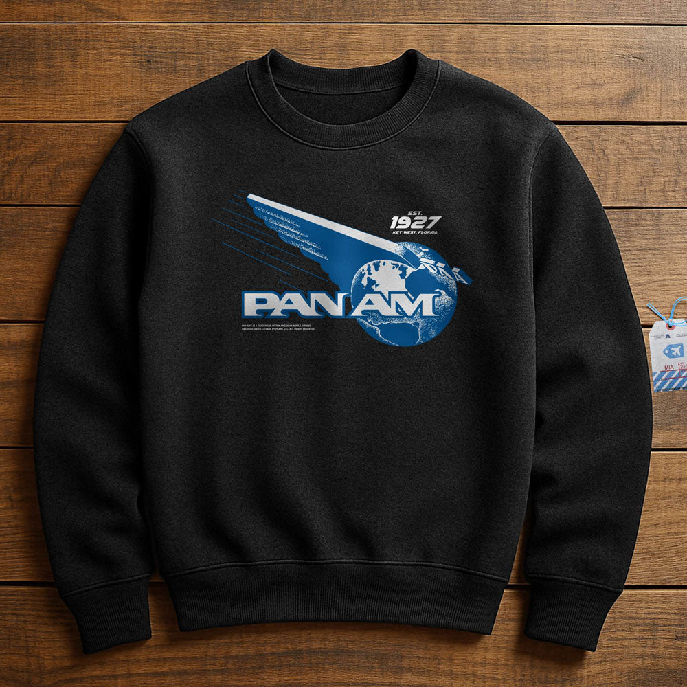 Pan Am Globe Logo - Sweatshirt