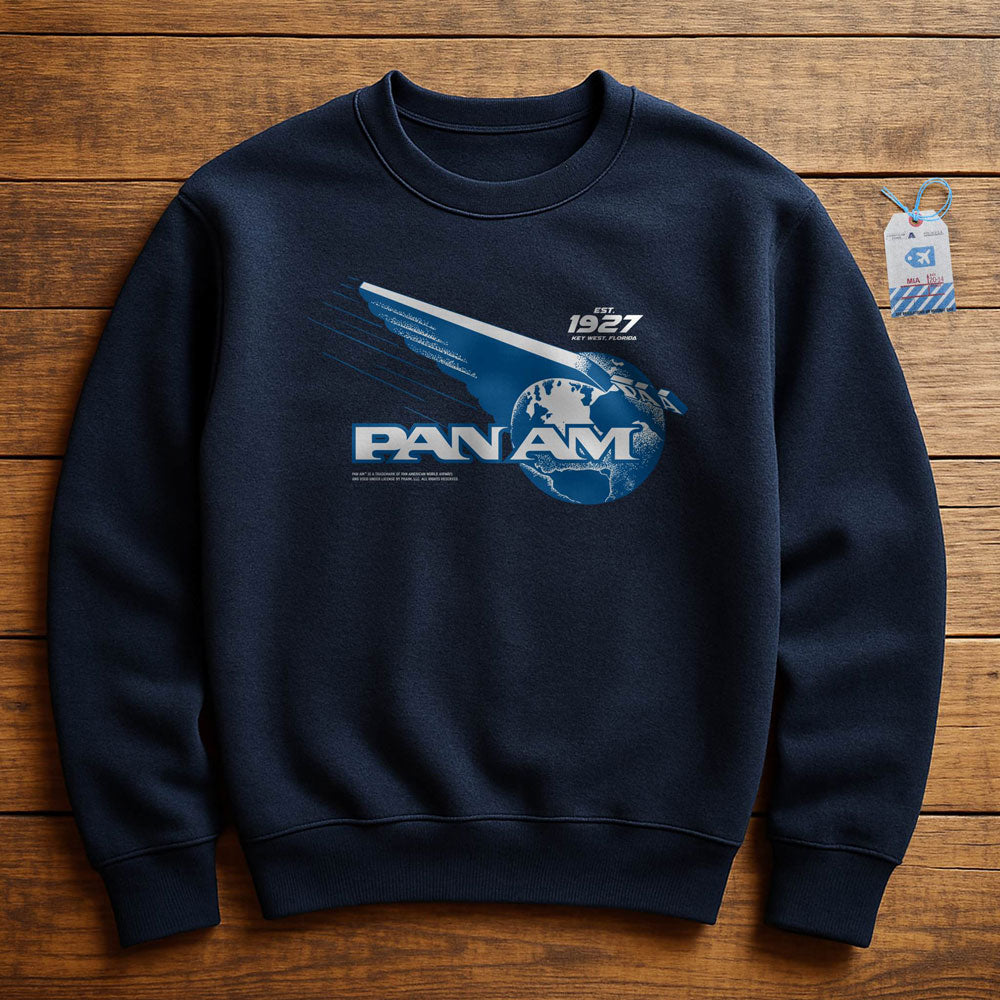Pan Am Globe Logo - Sweatshirt