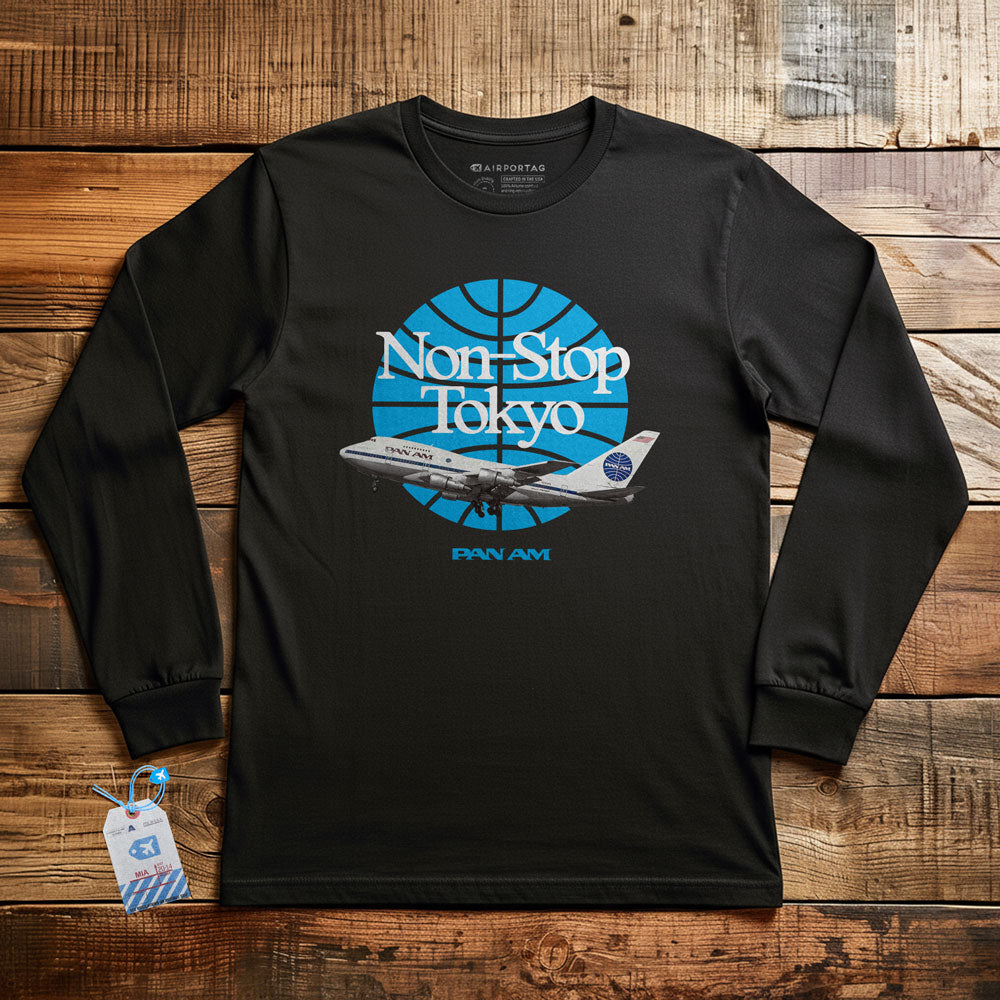 Pan Am Non Stop Tokyo - Long Sleeve T-Shirt