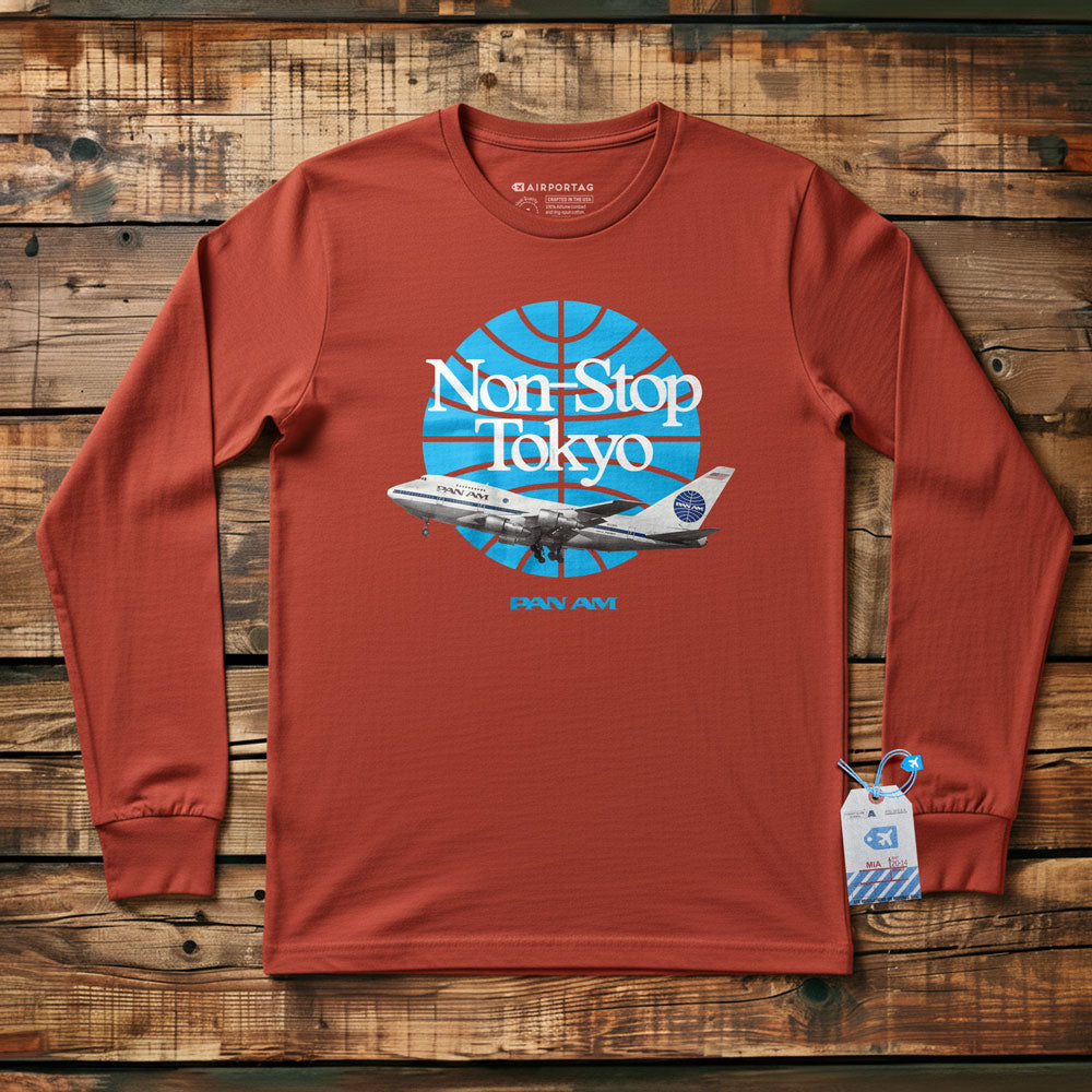 Pan Am Non Stop Tokyo - Long Sleeve T-Shirt