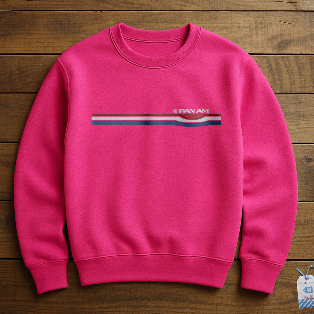 Pan Am Retro Stripe - Sweatshirt