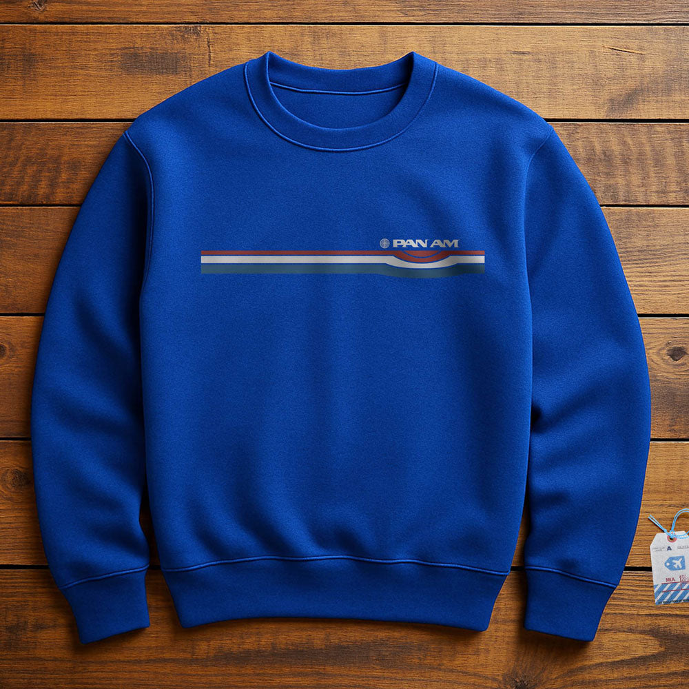 Pan Am Retro Stripe - Sweatshirt