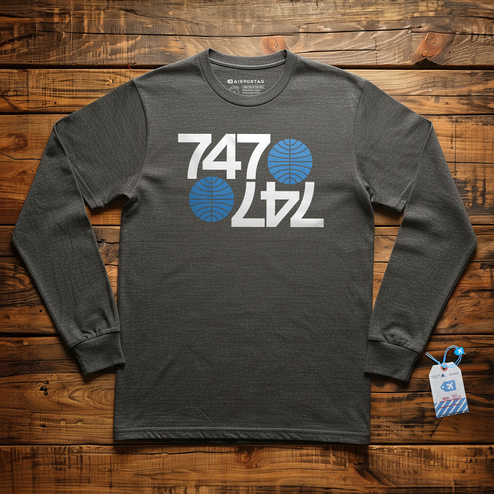 Pan Am 747 - Long Sleeve T-Shirt
