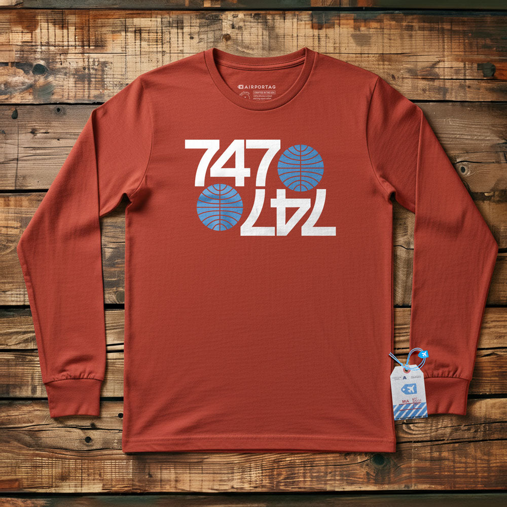 Pan Am 747 - Long Sleeve T-Shirt