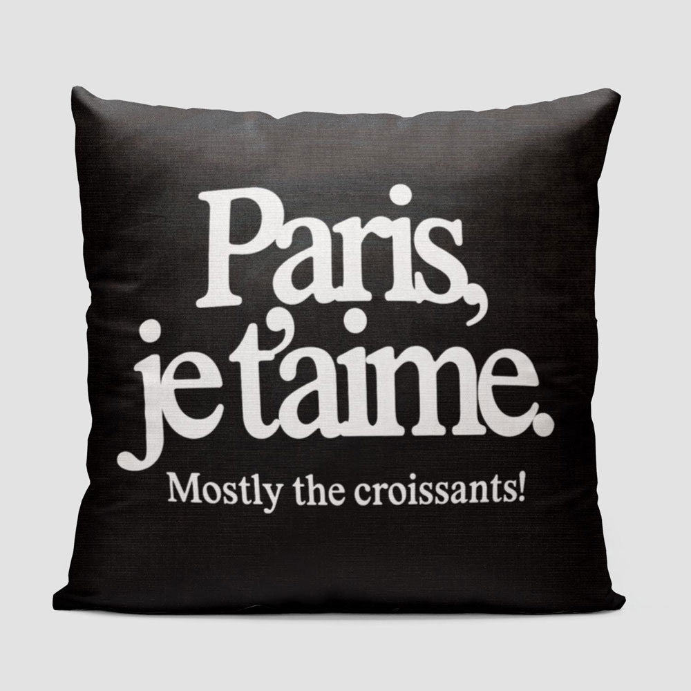 Paris je t'aime - Throw Pillow