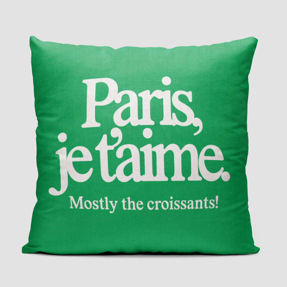 Paris je t'aime - Throw Pillow