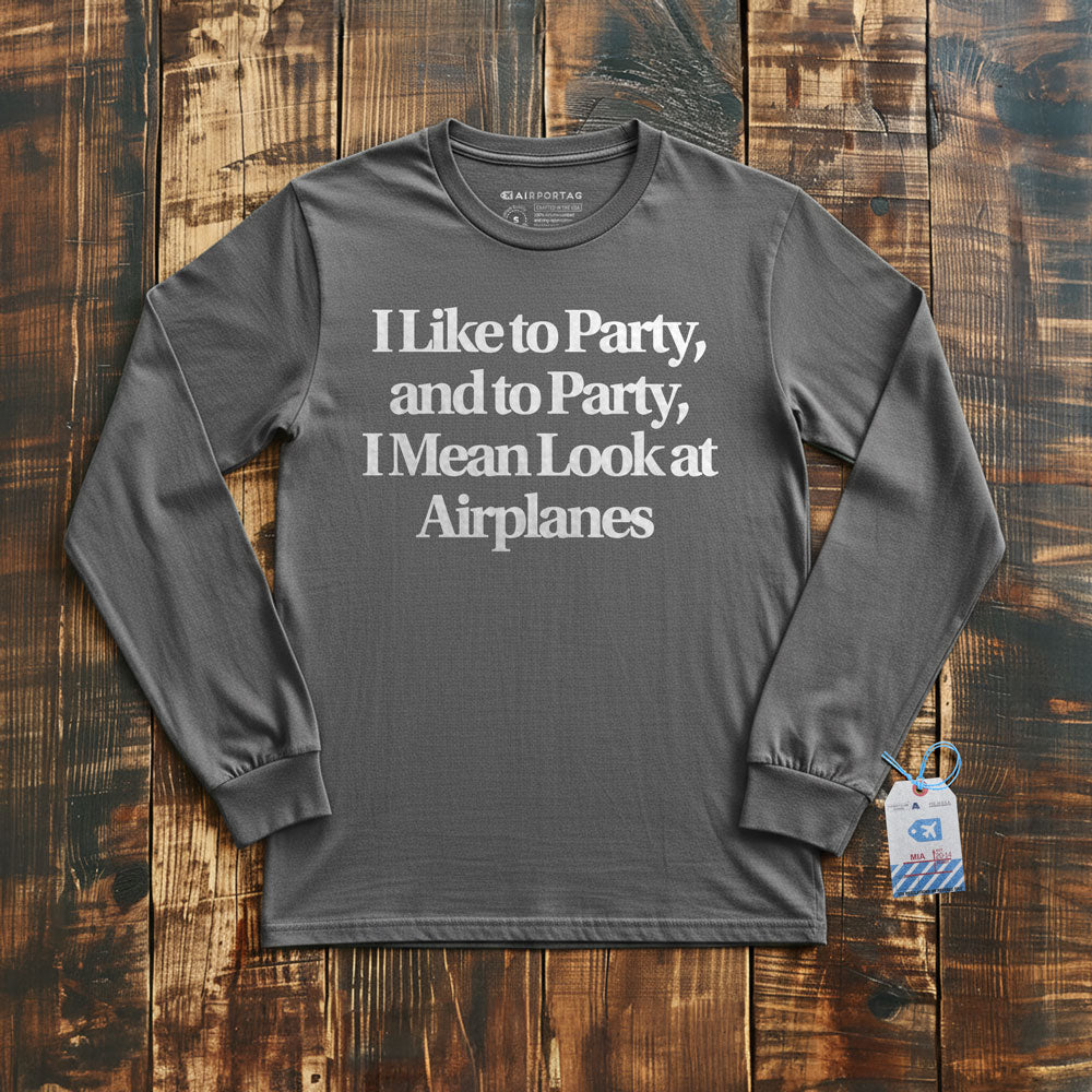Like Party Airplanes - Long Sleeve T-Shirt