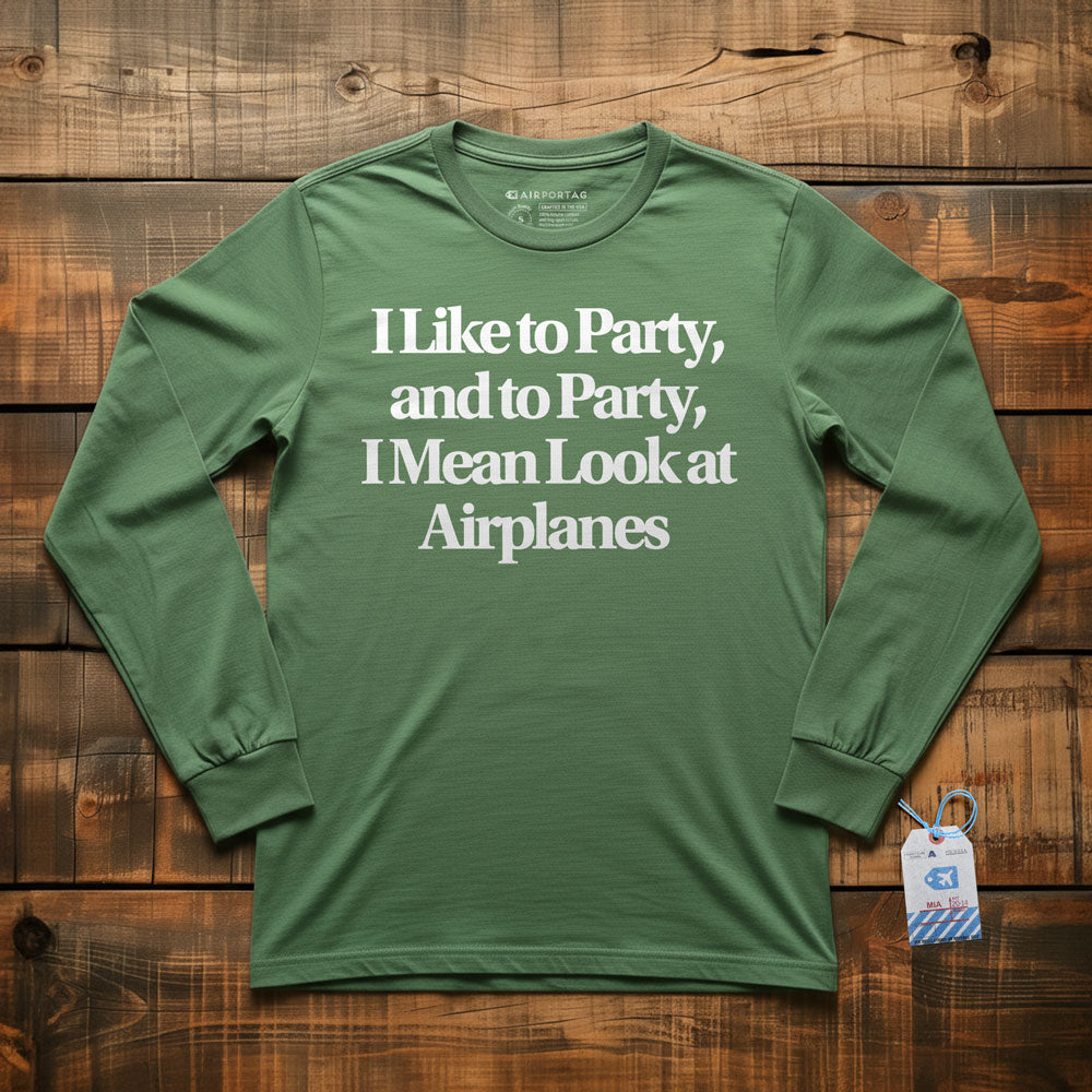 Like Party Airplanes - Long Sleeve T-Shirt