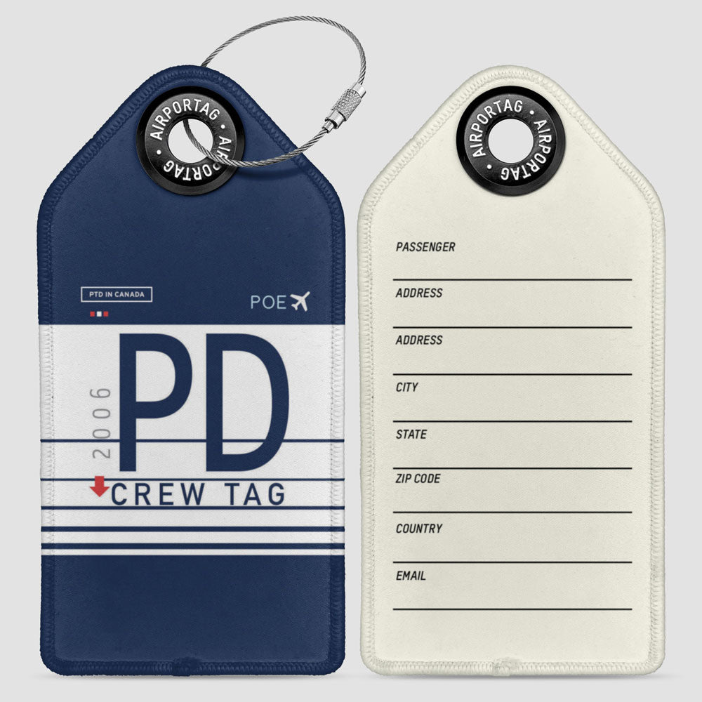 PD - Étiquette de bagage