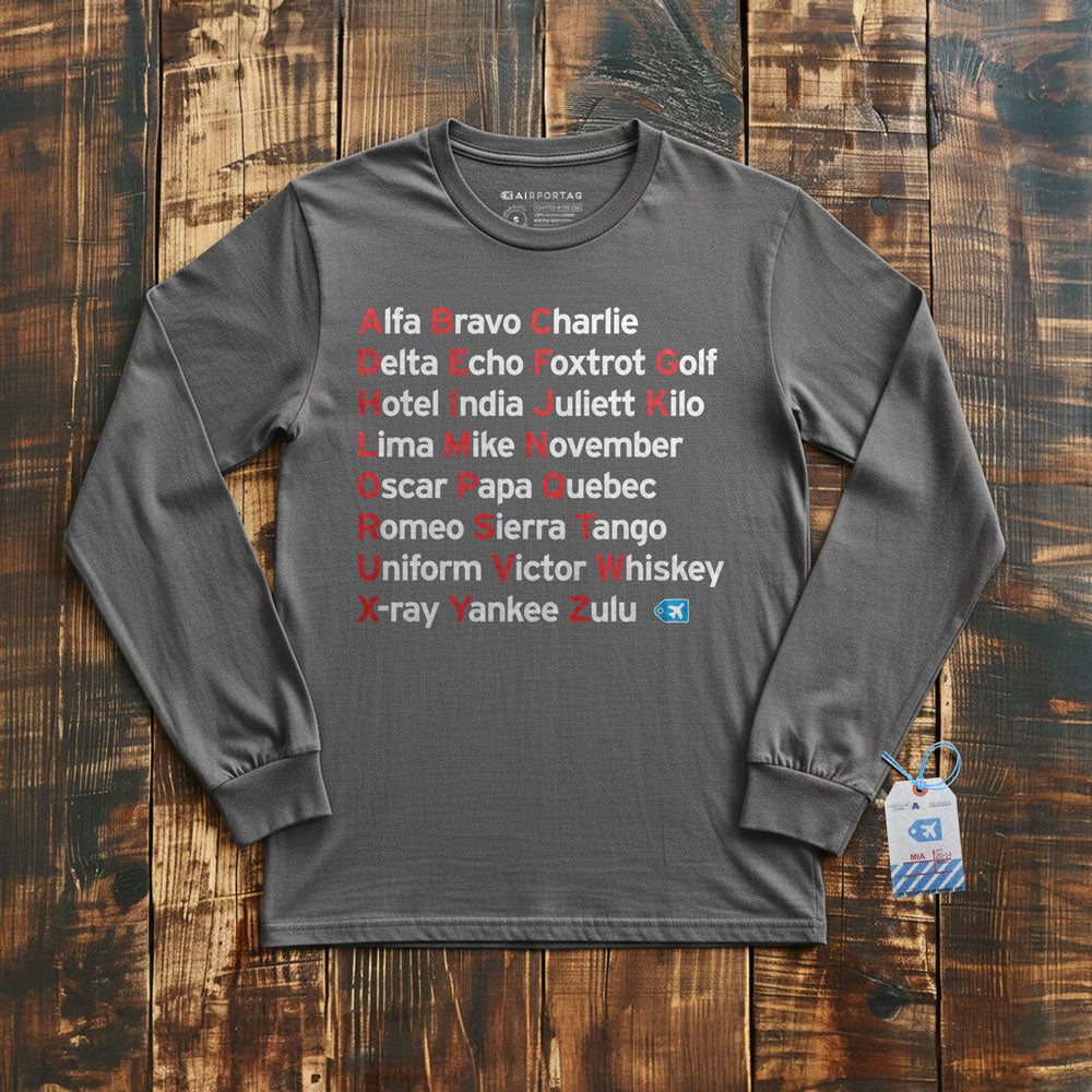 NATO Phonetic Alphabet - Long Sleeve T-Shirt