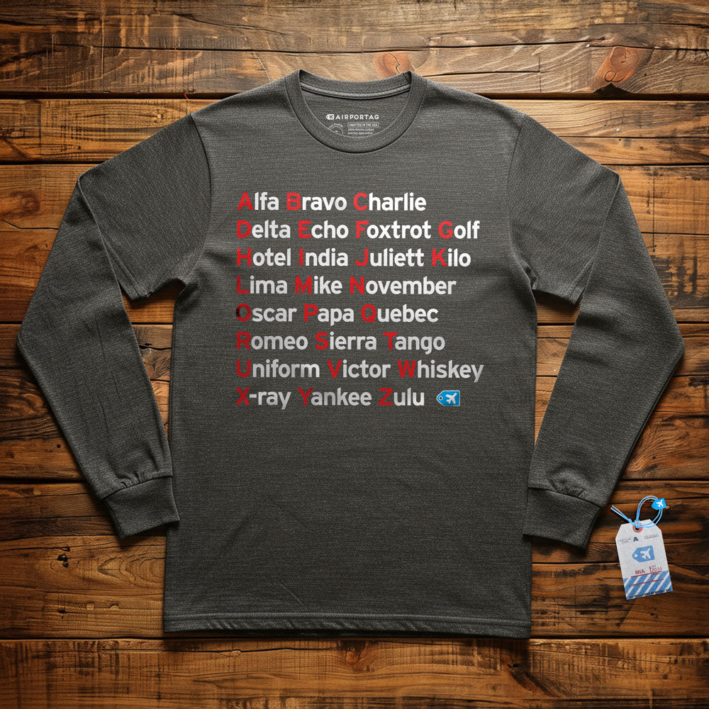NATO Phonetic Alphabet - Long Sleeve T-Shirt
