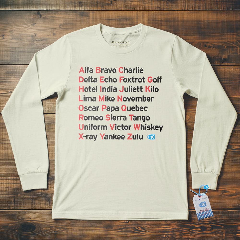 NATO Phonetic Alphabet - Long Sleeve T-Shirt