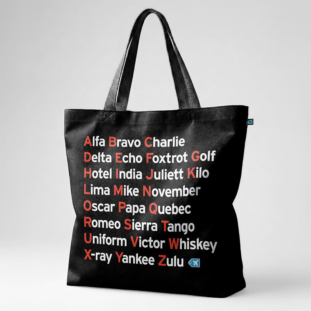 NATO Phonetic Alphabet - Tote Bag