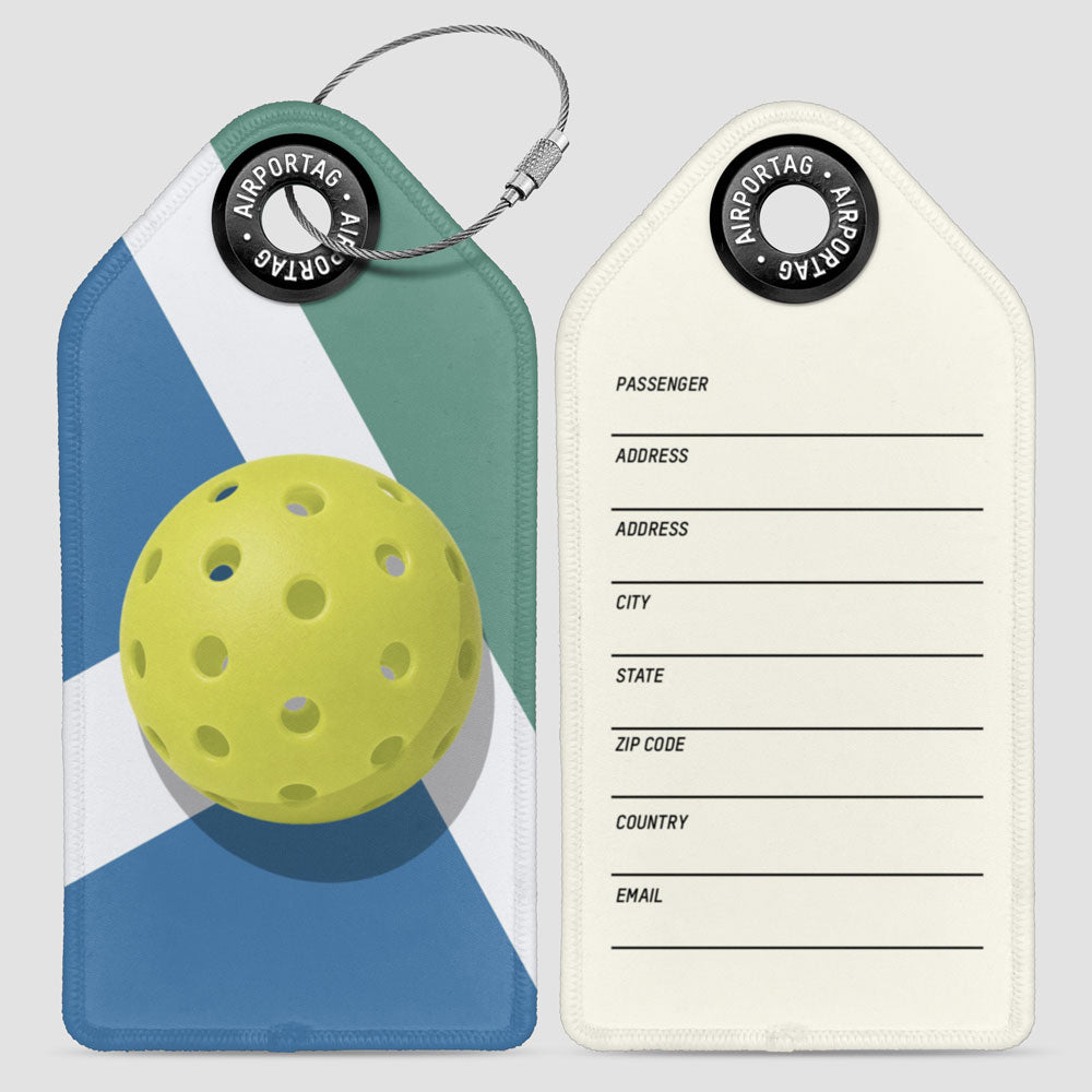 Pickleball Ball - Luggage Tag