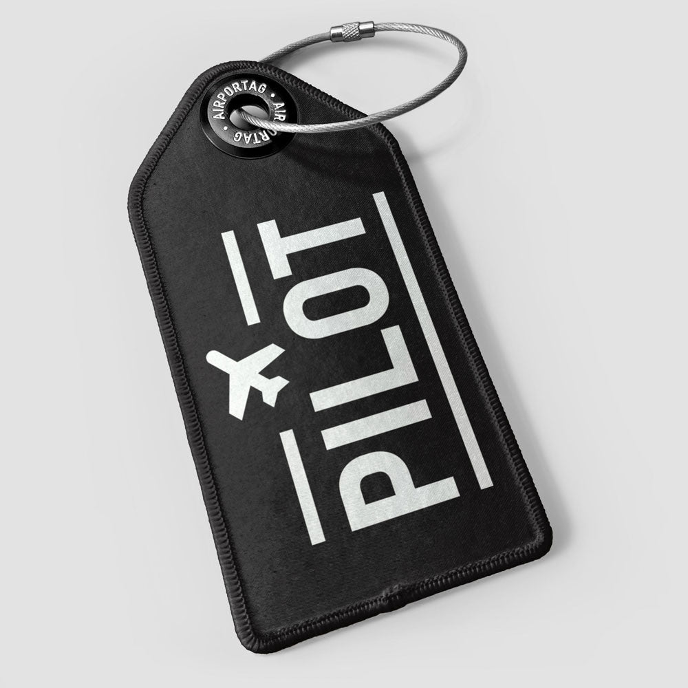 Pilote - Étiquette de bagage