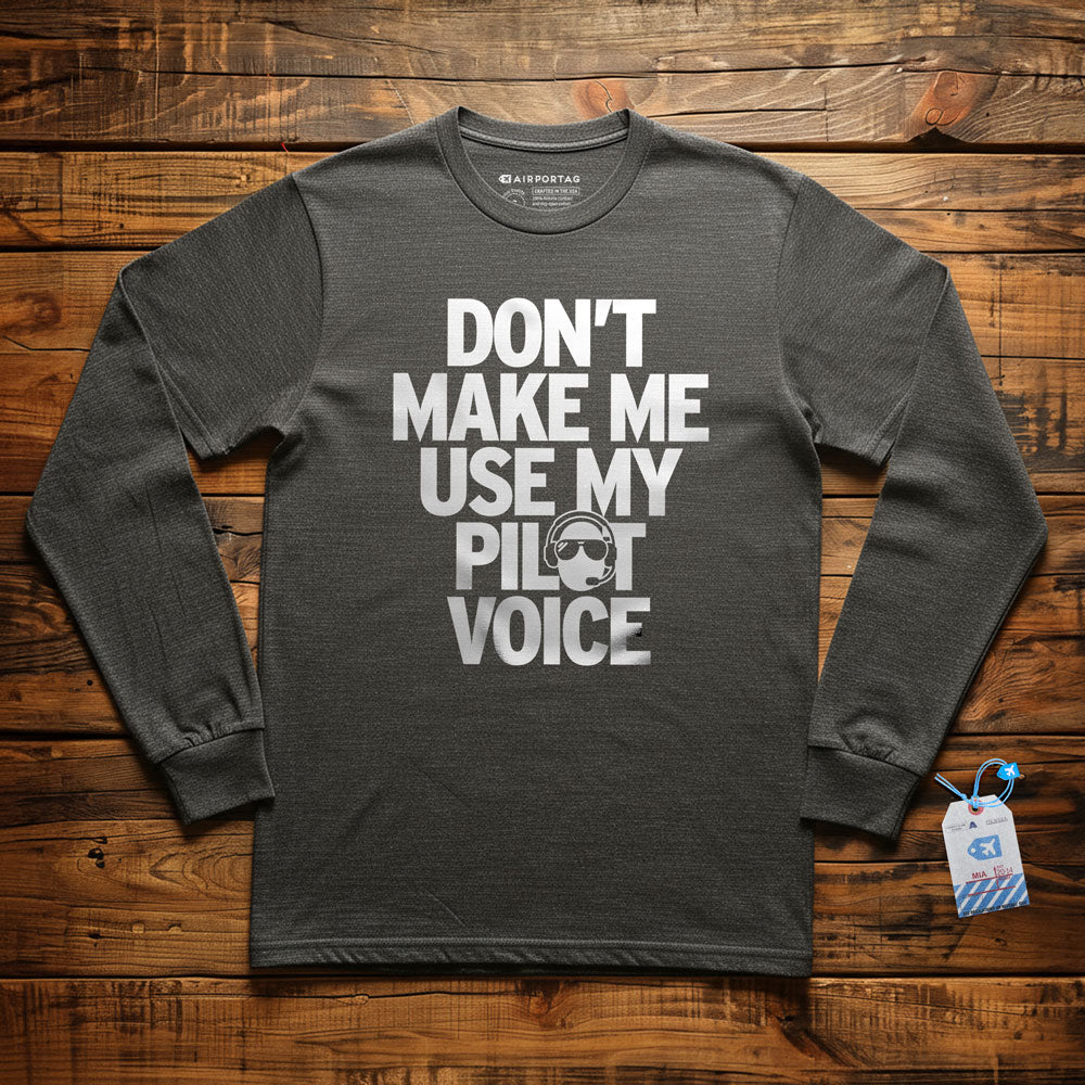 Pilot Voice - Long Sleeve T-Shirt