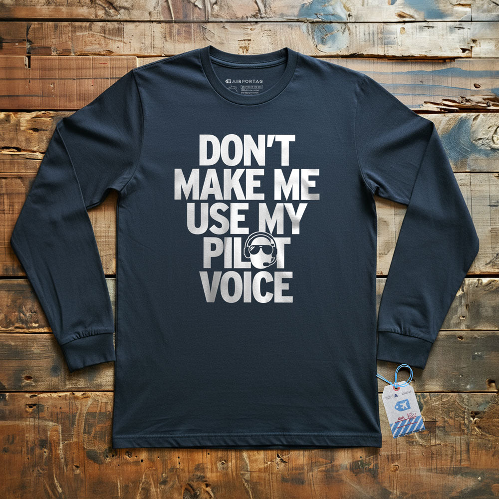 Pilot Voice - Long Sleeve T-Shirt