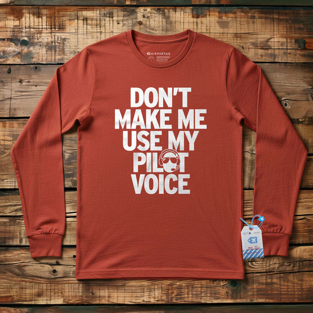 Pilot Voice - Long Sleeve T-Shirt
