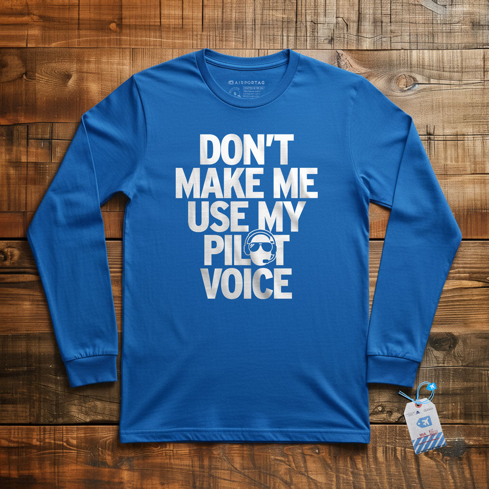 Pilot Voice - Long Sleeve T-Shirt
