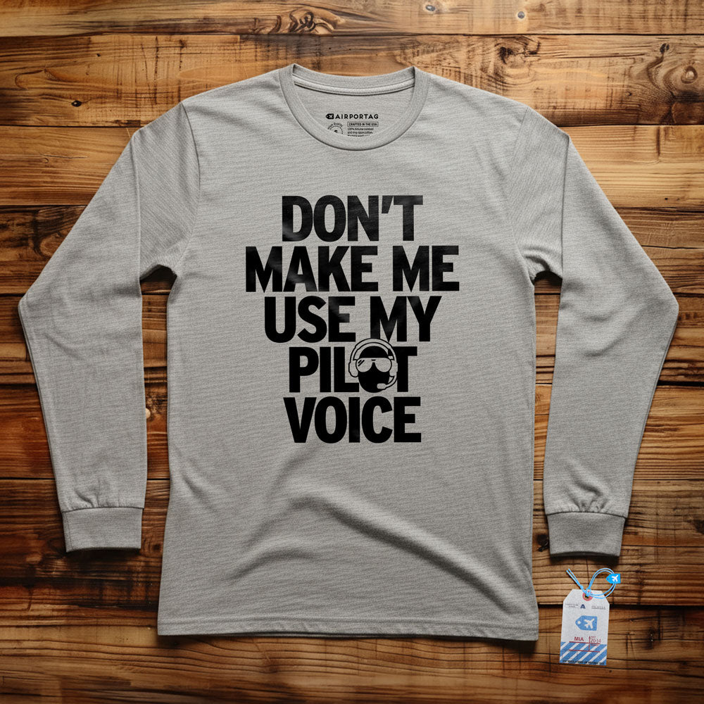Pilot Voice - Long Sleeve T-Shirt