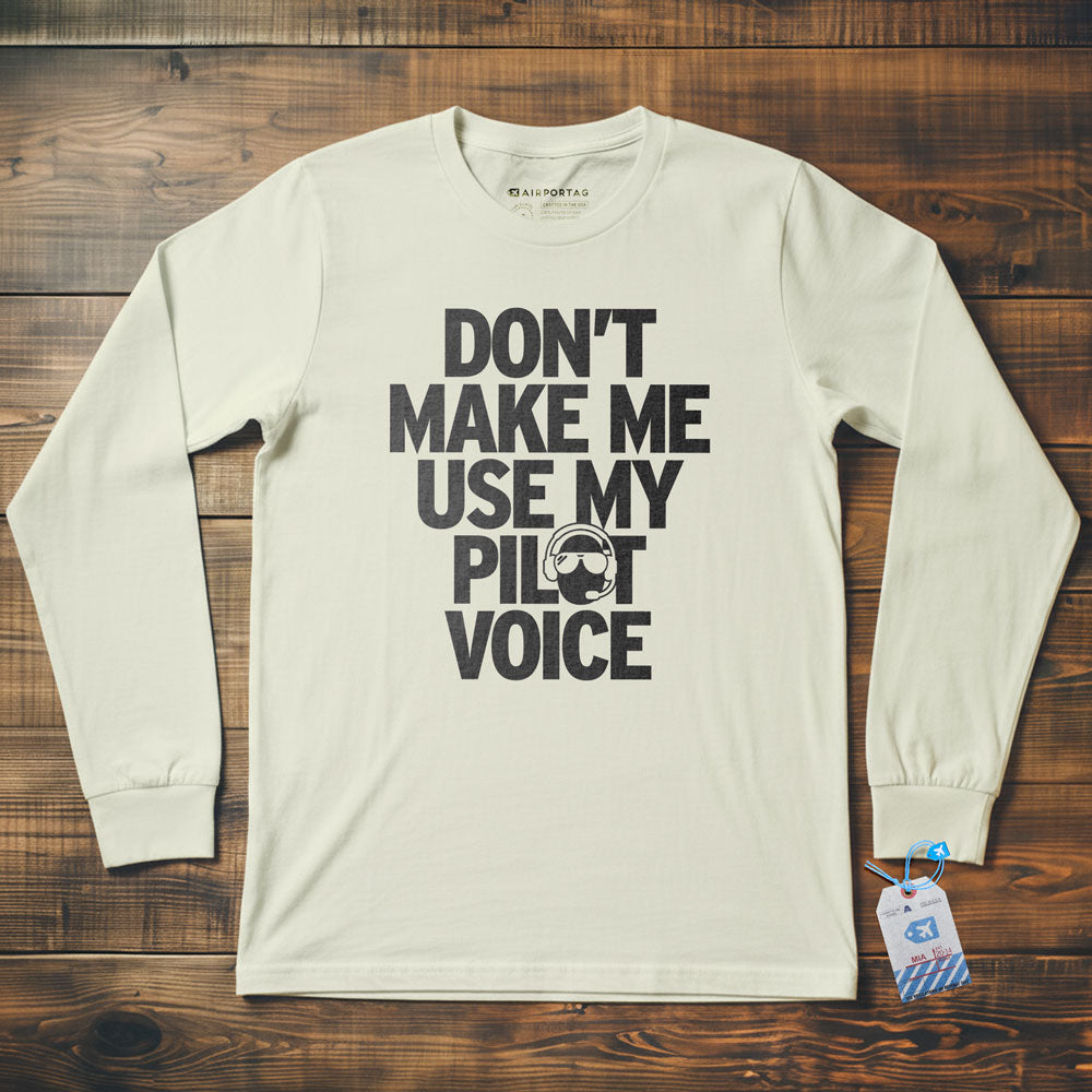 Pilot Voice - Long Sleeve T-Shirt