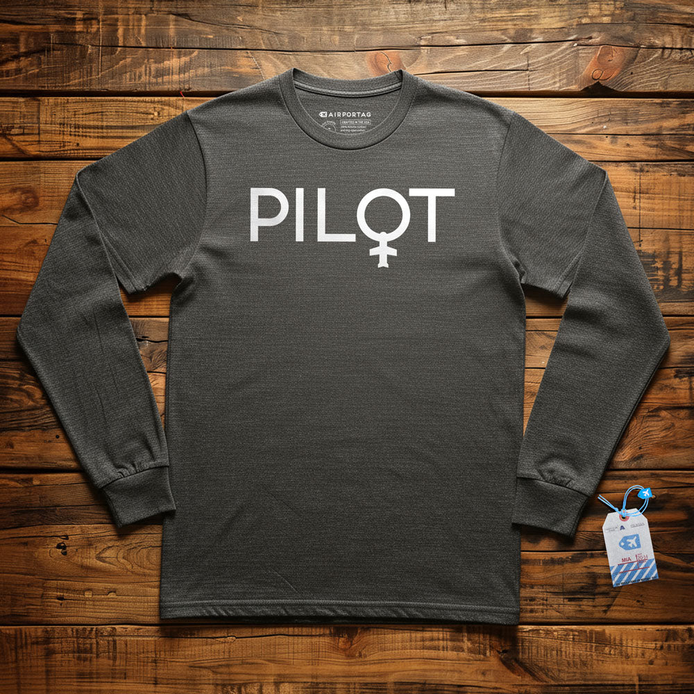 Pilot Woman - Long Sleeve T-Shirt