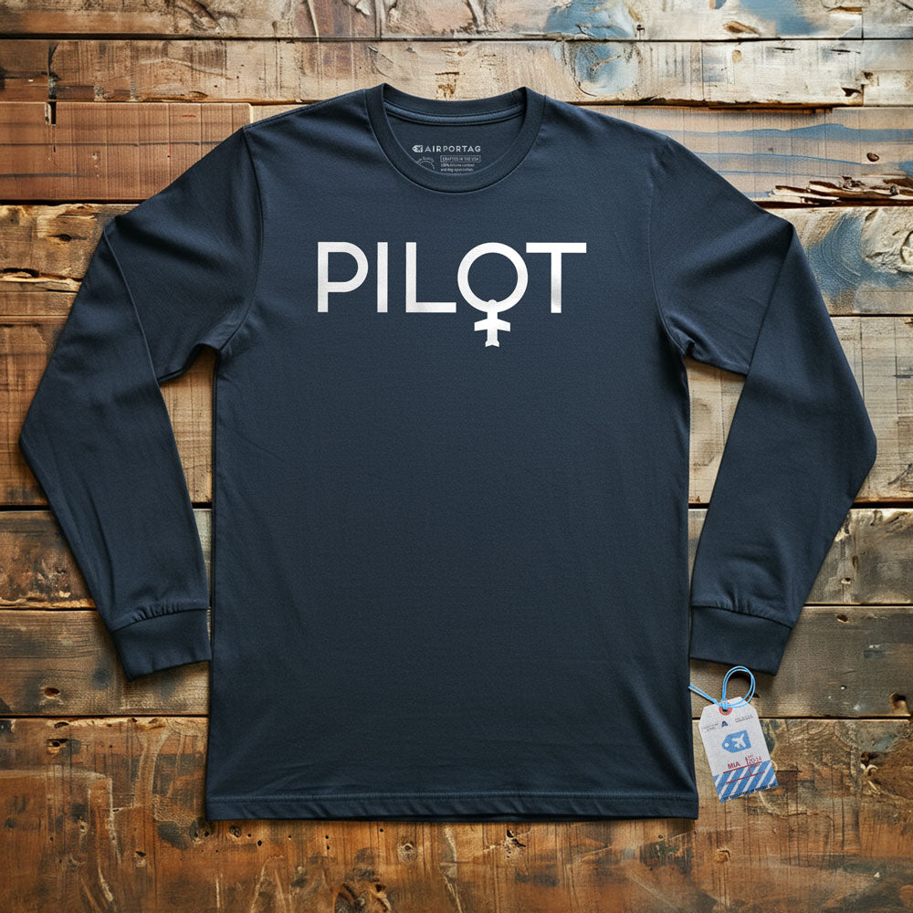 Pilot Woman - Long Sleeve T-Shirt