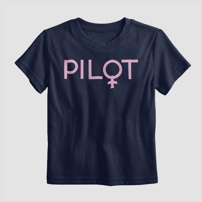 Pilot Woman - Kids T-Shirt
