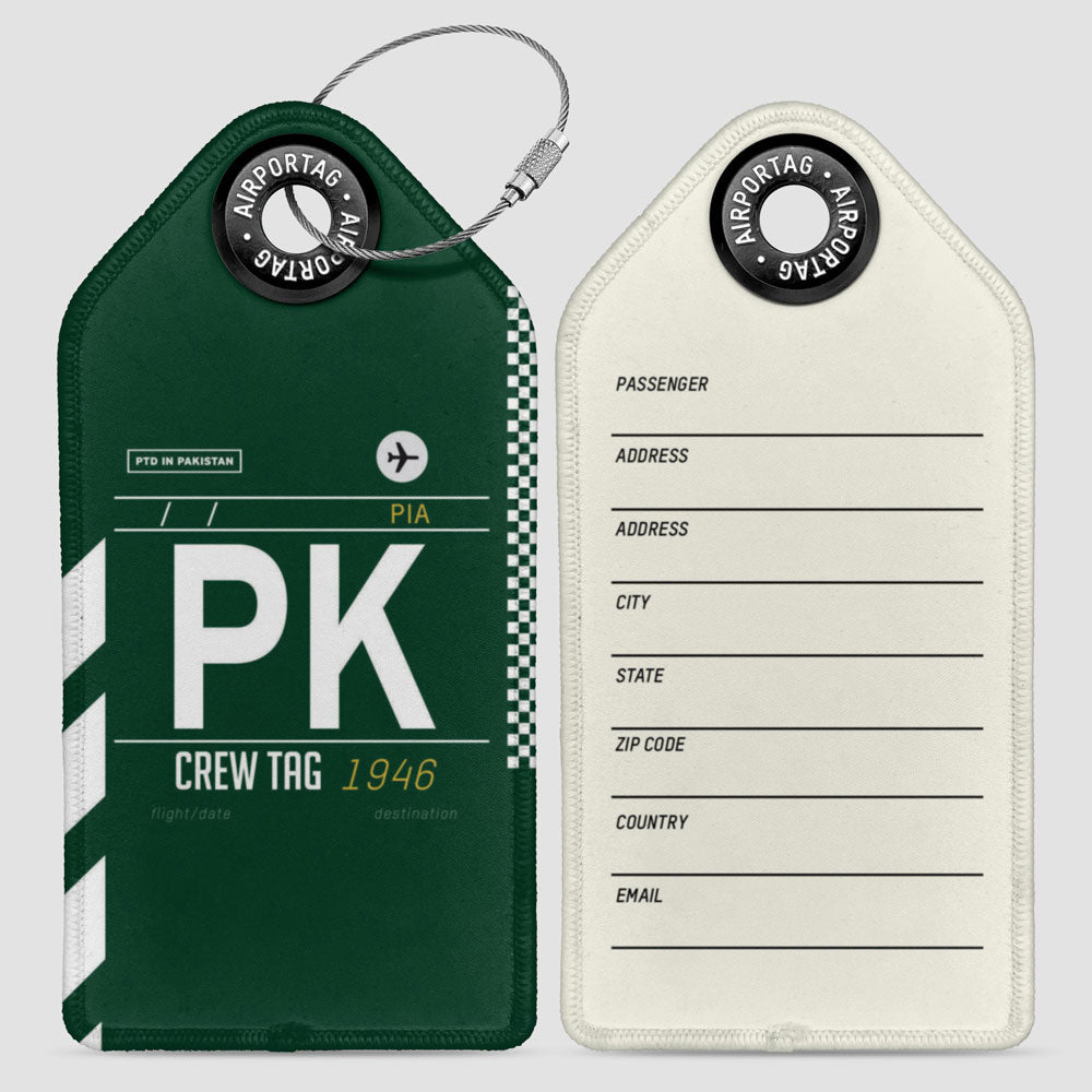 PK - Étiquette de bagage