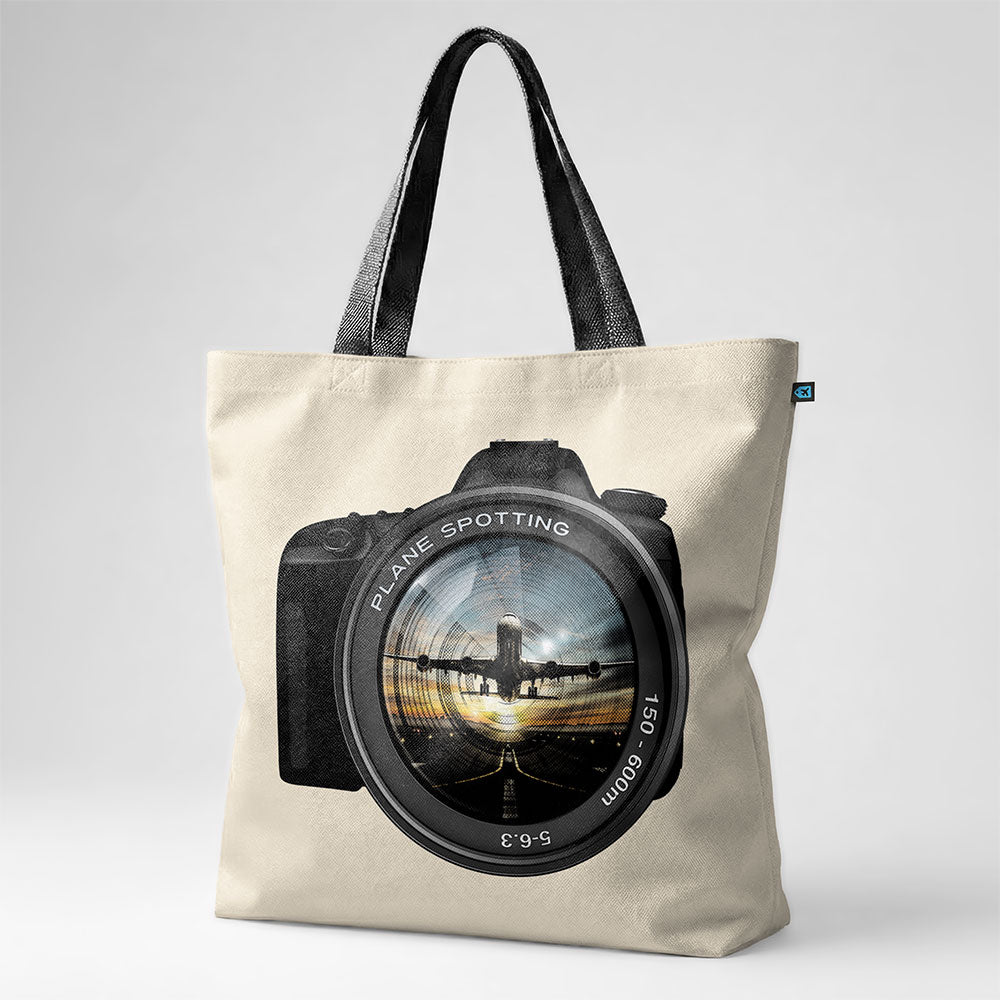 Plane Spotting Lens - Tote Bag