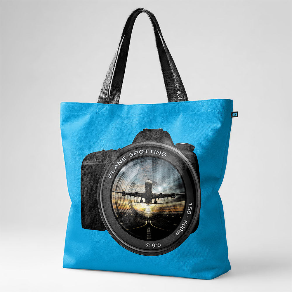 Plane Spotting Lens - Tote Bag