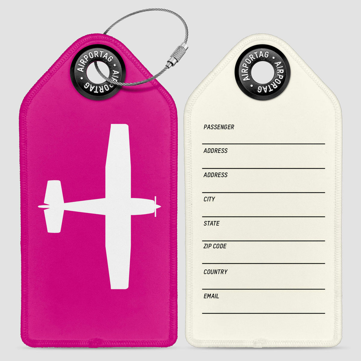 Custom Airplane Tail Number - Luggage Tag
