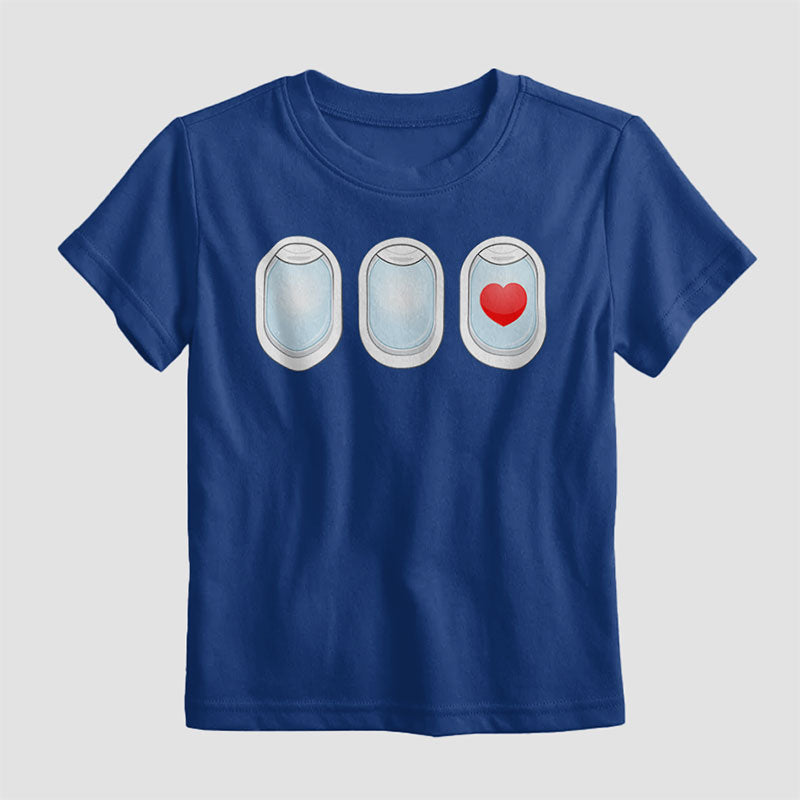 Avion Windows Coeur - T-shirt pour enfants